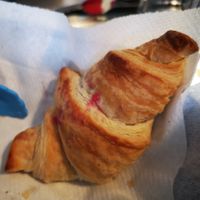 Raspberry Filled Crossiant at Kate's Place in Albany