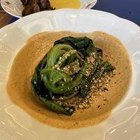 Spinach  at Goli Restaurant in Budapest