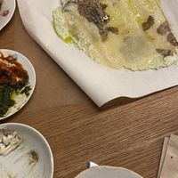 Smashed potato   at Goli Restaurant in Budapest