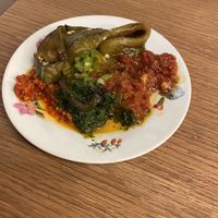 Spicy plate   at Goli Restaurant in Budapest