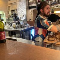 The kitchen area  at Goli Restaurant in Budapest