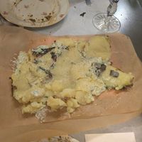 Sage burning into grilled potato: 4.5/5 yummy
 at Goli Restaurant in Budapest