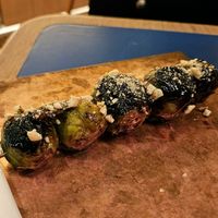 Brussels sprouts at Goli Restaurant in Budapest