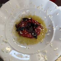 Watermelon sashimi  at Goli Restaurant in Budapest