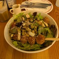 Falafel salad at Vicky Coffee - Victoria Central in Gozo