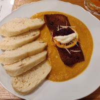 Vegan "svíčková"  at Moment in Prague