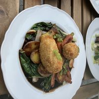 Chickpea croquettes   at Moment in Prague