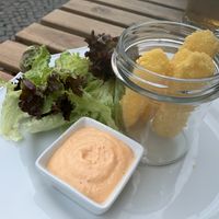 Mozzarella sticks   at Moment in Prague