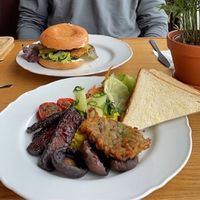 Bagel good, plate not our cup of tea at Moment in Prague