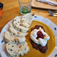 Svíčková, a authentic Czech dish - it was amazing! at Moment in Prague