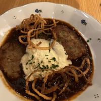 Beer stew   at Moment in Prague