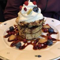 Vegan pancakes   at Moment in Prague