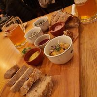 Delicious Czech food options at Moment in Prague