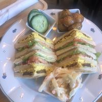 club sandwich  at Moment in Prague