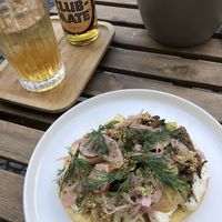 Langos   at Moment in Prague