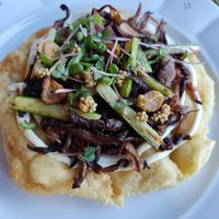 Langos at Moment in Prague