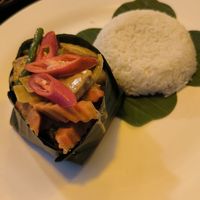 Amok veggie at TRY ME Restaurant in Siem Reap