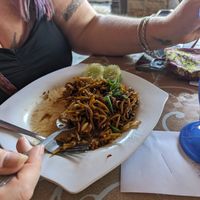 Stir fry at Awae Seafood in Langkawi