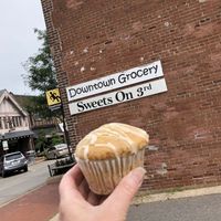Lemon poppyseed muffins !  at Downtown Grocery in Wausau