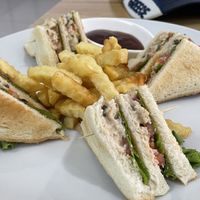 Vegan tuna sandwich, 130 baht  at Apple Vegan Cafe & Restaurant - ร้านอาหารเจ คาเฟ่เจ in Pattaya