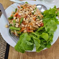 Papaya salad at Apple Vegan Cafe & Restaurant - ร้านอาหารเจ คาเฟ่เจ in Pattaya