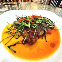 Fried Fish with Sweet Chili Sauce at Apple Vegan Cafe & Restaurant - ร้านอาหารเจ คาเฟ่เจ in Pattaya