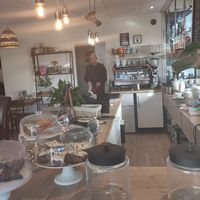 Counter at Chestnuts Coffee Shop in Oadby