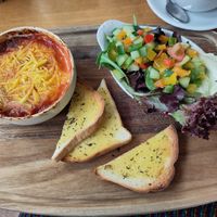 Lasagne at Attfield's Farm Shop in Leicester