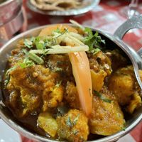 bombay aloo  at Maharani Restaurant in Lourinha
