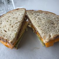 Trendy vegan on sourdough   at Pop Over Eatery in Mystic
