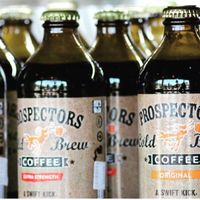 locally made cold brew coffee in the cooler at Sip Organic Juice Bar - Eastown in Grand Rapids