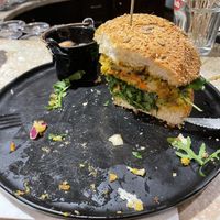 Der Veggie-Burger  at s'Gricht in Bad Aussee