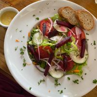 Mixed salad  at Pan & Paz in Leon