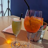 £5 cocktail £3.50 mocktail at Pizza Geeks in Edinburgh