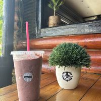 Mercury smoothie with coconut milkk  at Don Luca Juice & Snack Bar in Playa Del Carmen