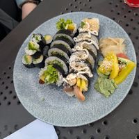 Vegan rolls at KOKU Sushi in Gniezno