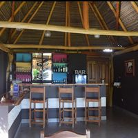 Bar area   at Hotel Kambutaleko in Cambutal