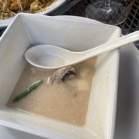 Coconut milk soup with tofu  at Papaya Thai Cuisine and Sushi Bar in Beaufort