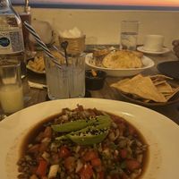 Ceviche de lentejas. Lentil ceviche. Delicioso .  at Cabañas Mágico Atardecer in Oaxaca