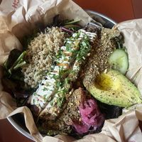Hot potato salad  at S'wich in Bondi Beach