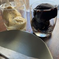 Vegan Vanilla and chocolate ice cream   at Greenr Cafe  in Panaji