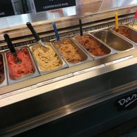 Some of the vegan flavors at Das Eis in Frankfurt
