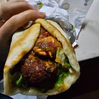 Falafel at Moba Plantbased in Belgrade