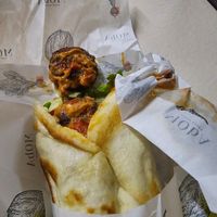 Falafel at Moba Plantbased in Belgrade