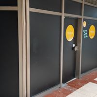 Behind the black exterior... at Moba Plantbased in Belgrade