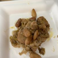 Tempeh porri e mandorle  at Al Vinelli Modena in Modena