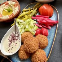 Falafel platterr  at Antara in Malaga
