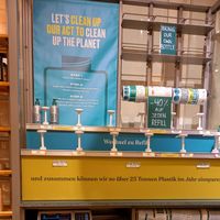 refill station at The Body Shop in Hannover