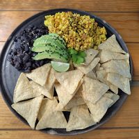 Tofu a la mexicana at Sweet Spot in Puerto Escondido