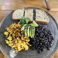 Tofu a la mexicana   at Sweet Spot in Puerto Escondido